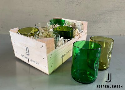 WOODEN CRATE – SET OF 6 SHORT GLASSES